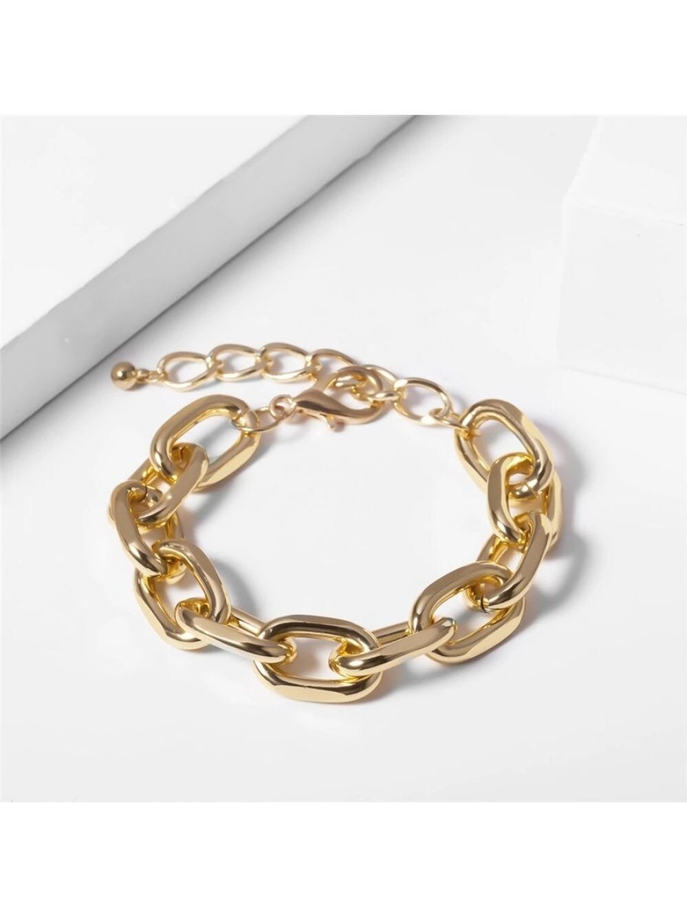 Chunky Chain Necklace & Bracelet Set - Picture 4 of 5
